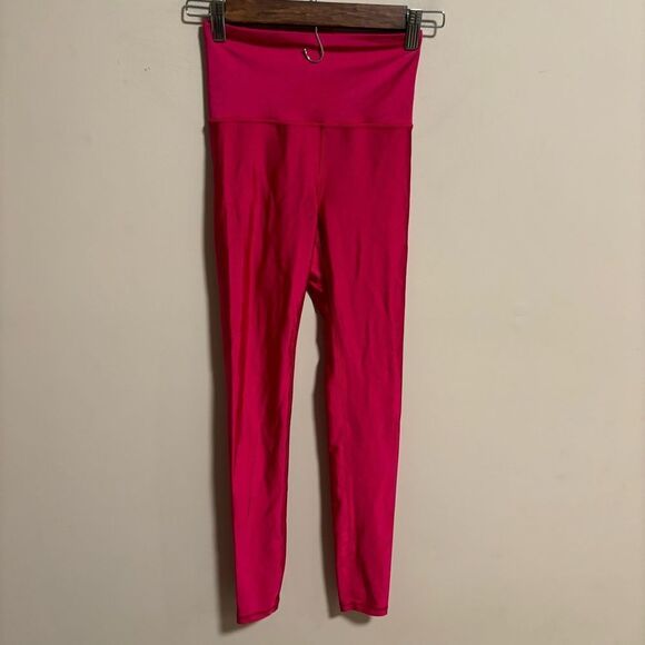 Athleta Elation Shine Tight Legging Cyclamen Hot Fuchsia Pink- Size 0 XXS - Picture 7 of 13